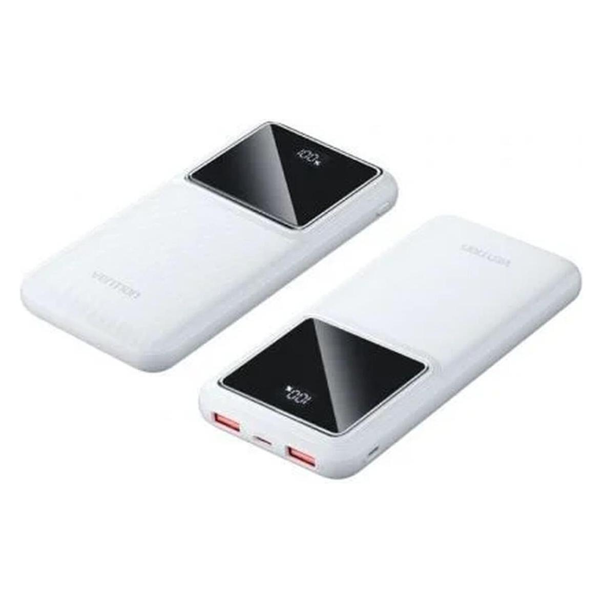 Vention Powerbank,, FHKW0,10000mAh, Micro-USB, USB-C, 2xUSB-A, 22.5W (white) (10000 mAh, 22.50 W, 37 Wh) (FHKW0)