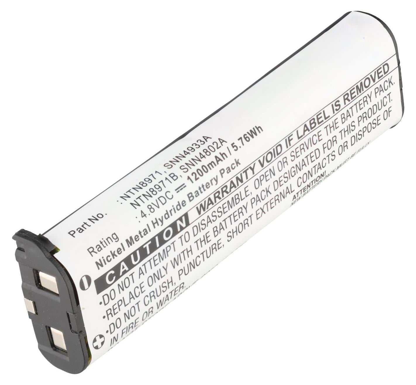 CoPacks NiMH-accu voor Motorola XTN446 CP100 Handie Pro XTN, 4,8 V, 1200 mAh