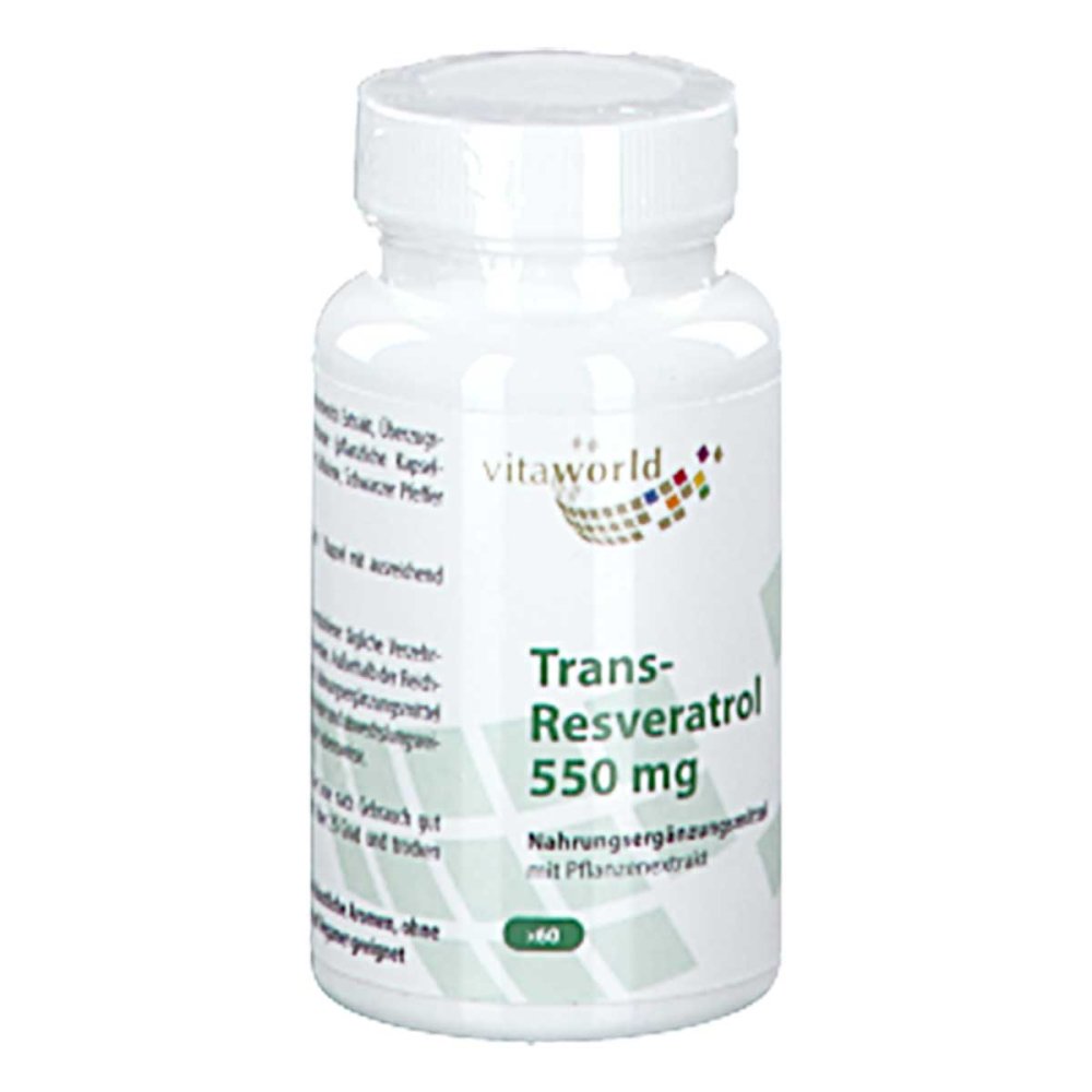 Vita World GmbH Trans-resveratrol 550 mg Kapseln 16763094