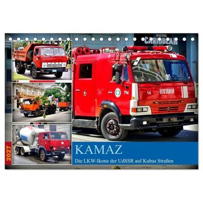 KAMAZ - Die LKW-Ikone der UdSSR auf Kubas Straßen (Tischkalender 2027 DIN A5 quer), CALVENDO Monatskalender