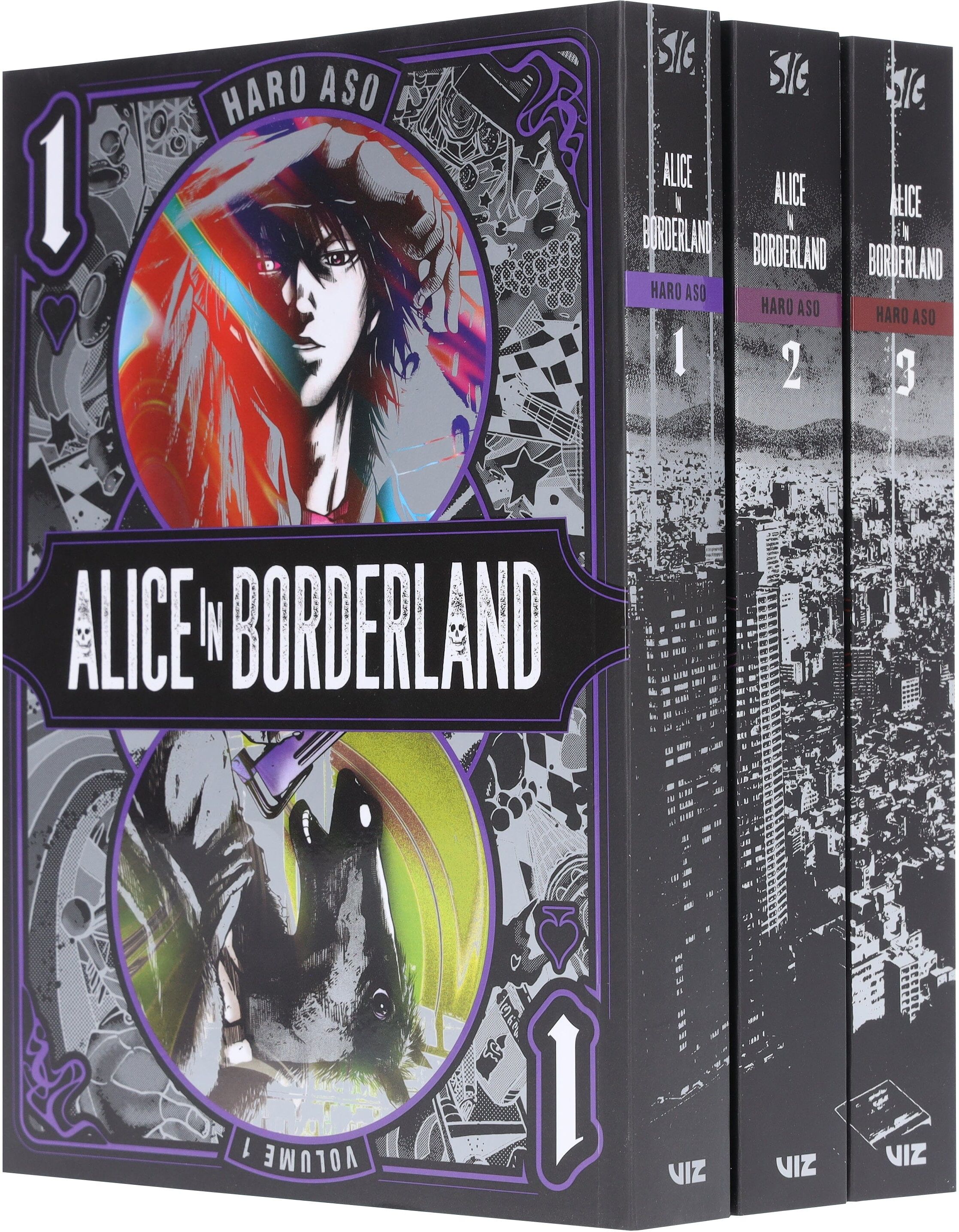 Alice in Borderland (Vol. 1-3) by Haro Aso 3 Books Collection Manga Set - Fiction - Paperback Viz Media, LLC