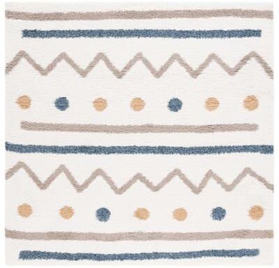 SAFAVIEH Calico Shag Rochel Boho 1.5-inch Thick Rug