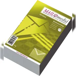 mayer-network 230070 Briefumschläge B6, ohne Fenster, nassklebend, 75 g/qm, 100 Stück