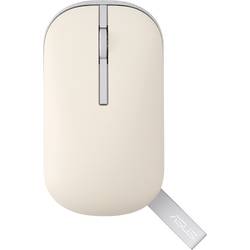 Asus ASUS MD100 Maus, beige Maus Kabellos Optisch Mehrfarbig 3 Tasten 1600 dpi 90XB07A0-BMU0A0