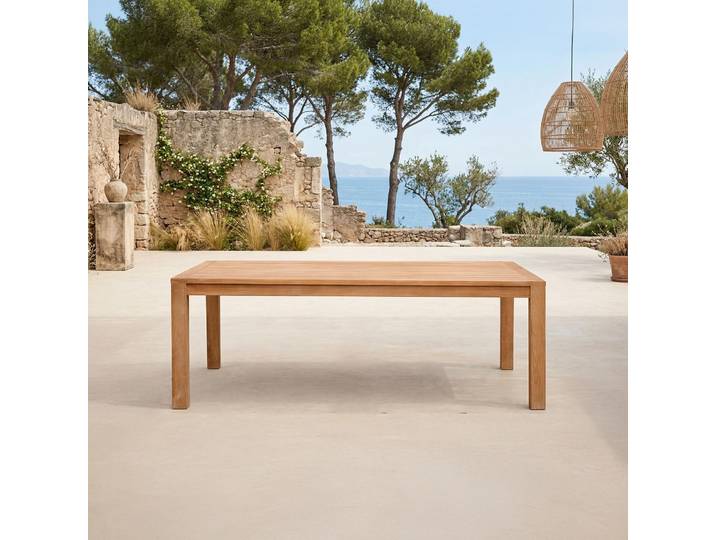 Table de jardin pour extérieur en bois de teck - Sano