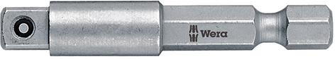 WERA Steckschlüssel-Adapter 1/4" für Einsätze 3/8" 50mm
