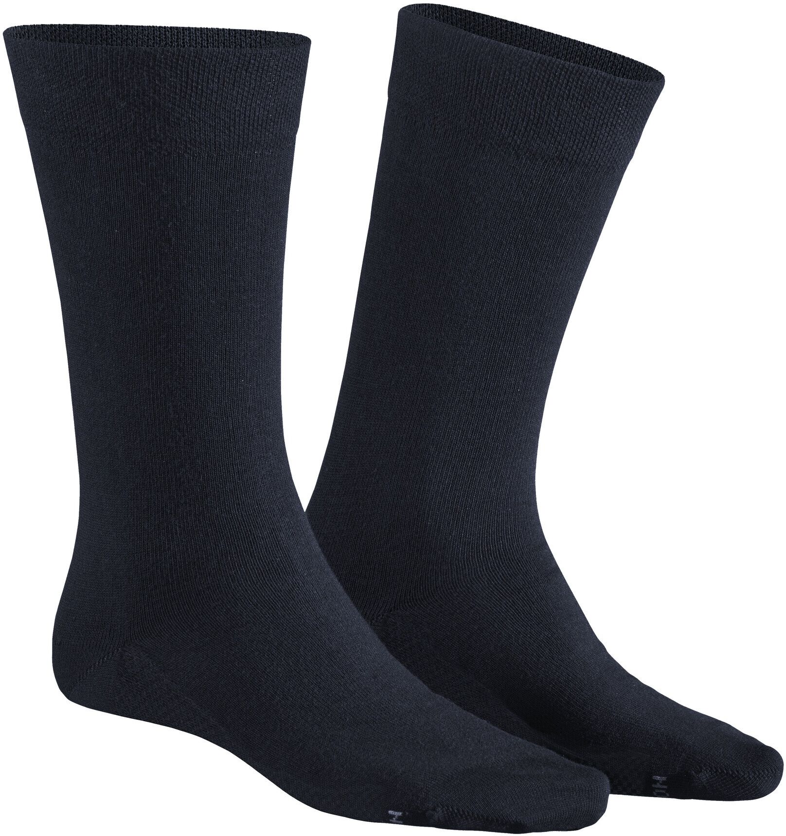 Socken HUDSON "DRY COTTON", Herren, Gr. 39-42, schwarz, Baumwollmischung, normal, Socken Socken, Climate Sole, feuchtigkeitsregulierend und atmungsaktiv schwarz 39-42