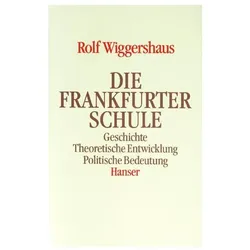 Die Frankfurter Schule, Fachbücher von Rolf Wiggershaus
