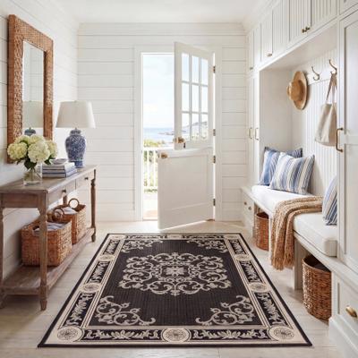 SAFAVIEH Courtyard Rochelle Indoor/ Outdoor Waterproof Patio Backyard Rug