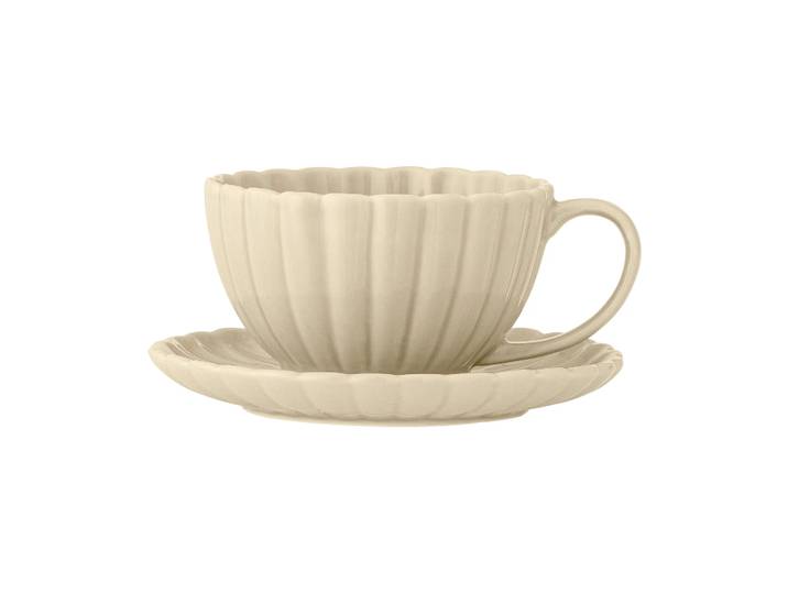 Bloomingville Tasse Latina 22 cl avec soucoupe Nature