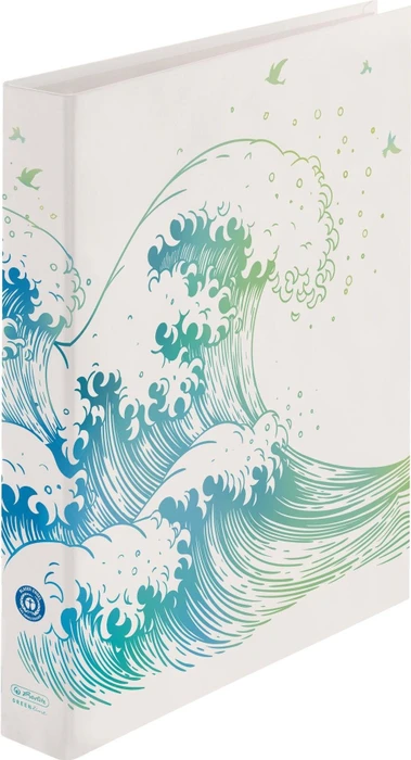 Herlitz Ringbuch maX.file A4 PP 25mm GREENline Welle 2.Ringe