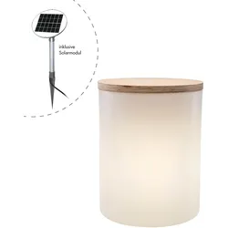 8 seasons design Solar LED-Dekoleuchte Shining Drum
