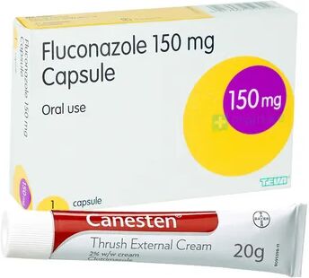 Canesten Thrush Duo Oral Capsule and External Cream
