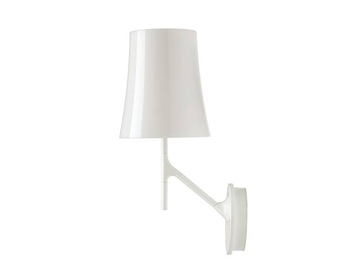 FOSCARINI lampe murale applique BIRDIE (Blanc - polycarbonate, acier et métal verni)