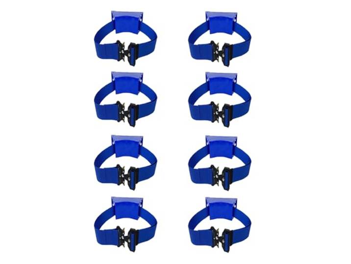An der Wand montierter Flaschenhalter(Blue,8 pack)