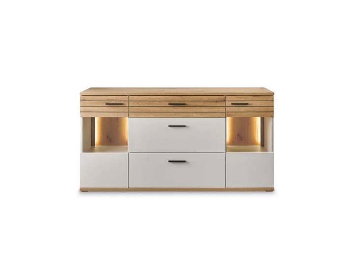 set one by Musterring Quincy Sideboard Type 02 – mit Glasaussc