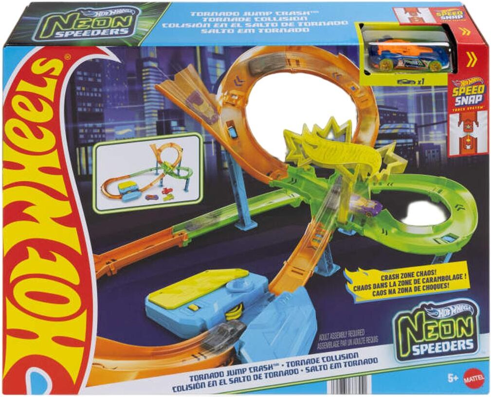 Hot Wheels Pista Propulsor Motorizado Torreneon Speederstornado Mattel.