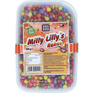 Agilus Schokobonbons Milly Lillys Kakao, Mini-Schokolinsen, 900 g