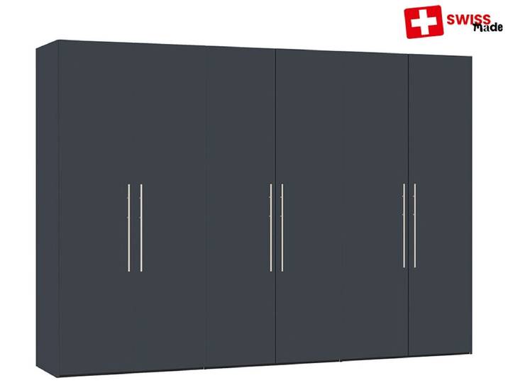 Drehtürenschrank JUTZLER THALWIL grau 6 Türen