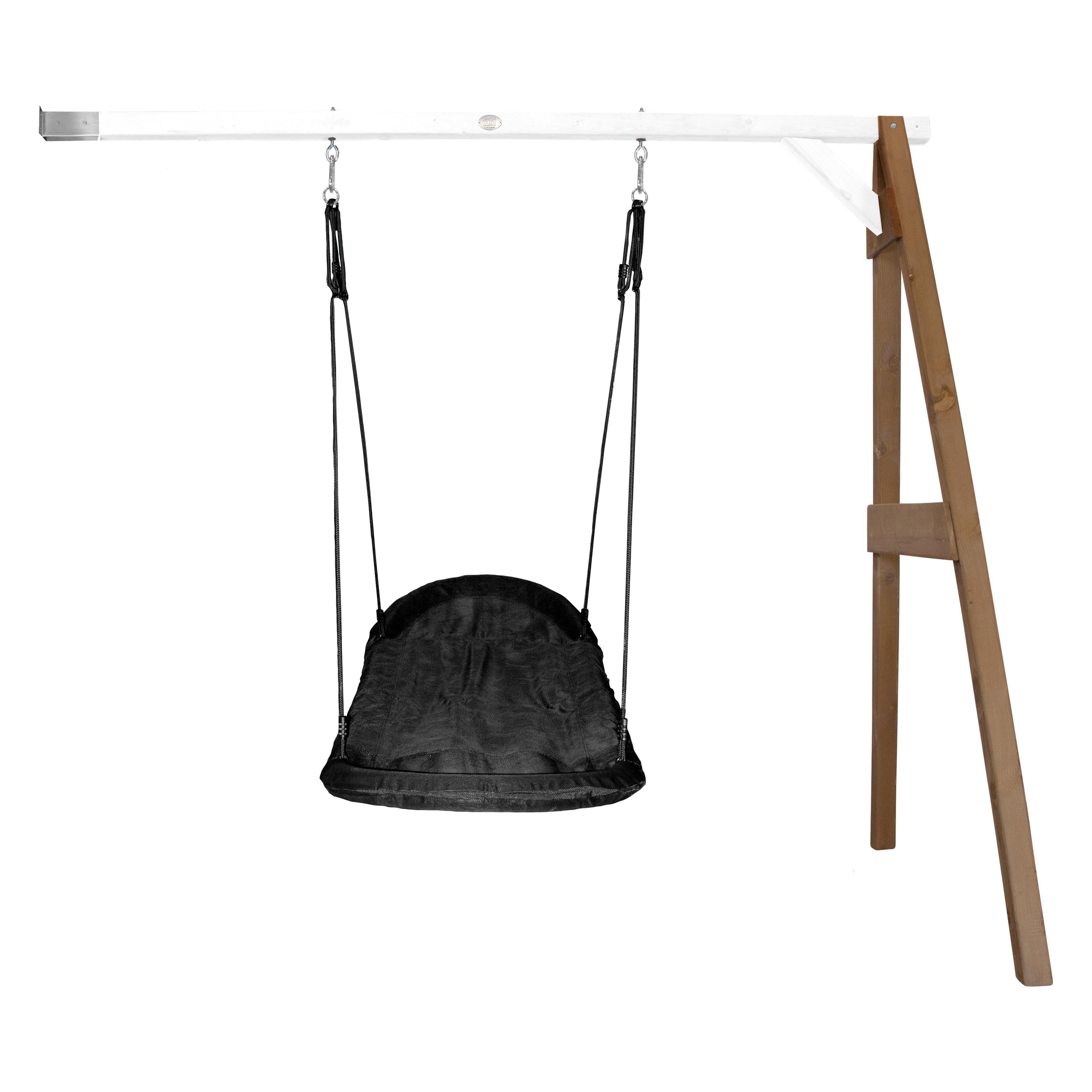 Axi Nest-Anbauschaukel Roxy Braun/weiss (A030.143.13)