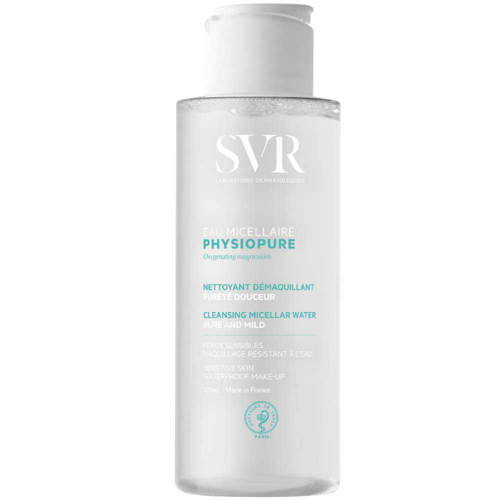 SVR Physiopure Micellar Water Make-Up Remover for Face, Eyes and Lips 100mL