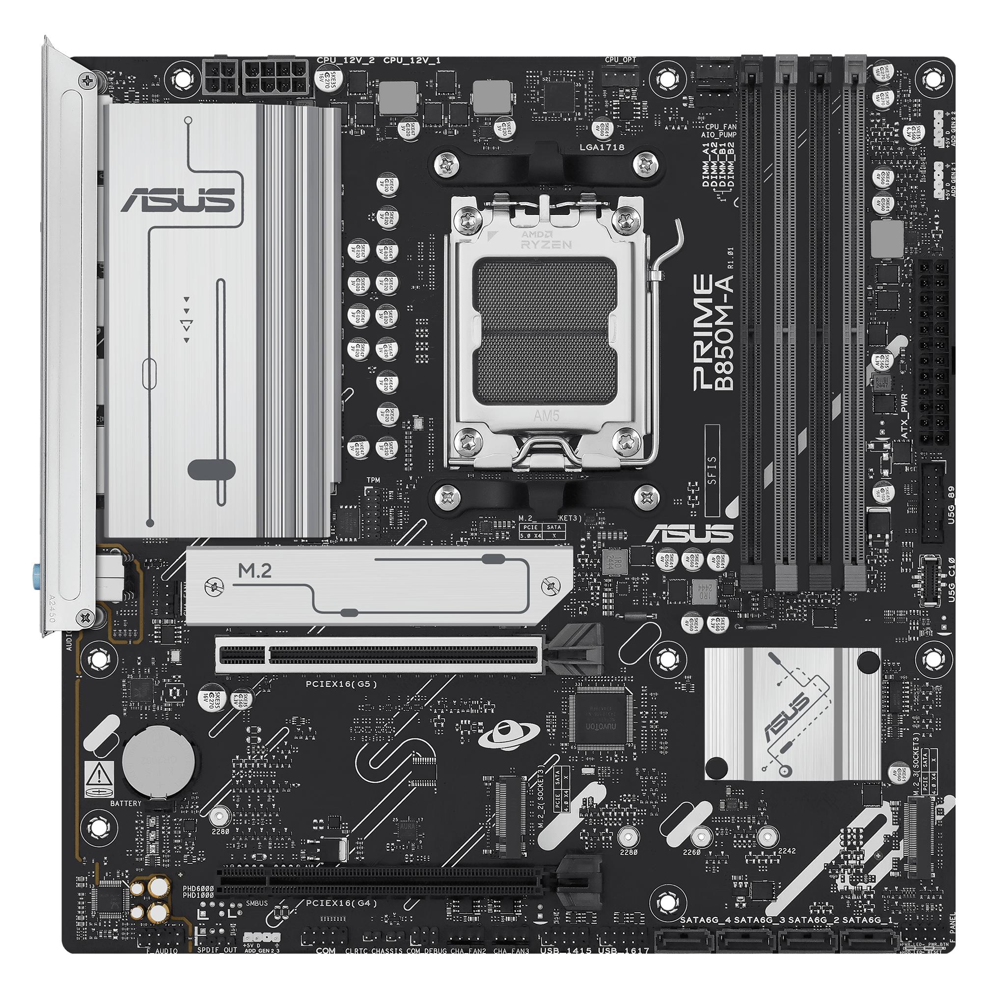 ASUS Prime B850M-A-CSM (AM5, AMD B850, mATX) (90MB1LQ0-M0EAYC)