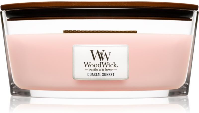 Woodwick Coastal Sunset doftljus trä wick (hearthwick) 453 g