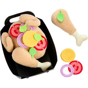 Haba Kinderküchen-Zubehör Creative Play, Brathähnchen, 18-teilig