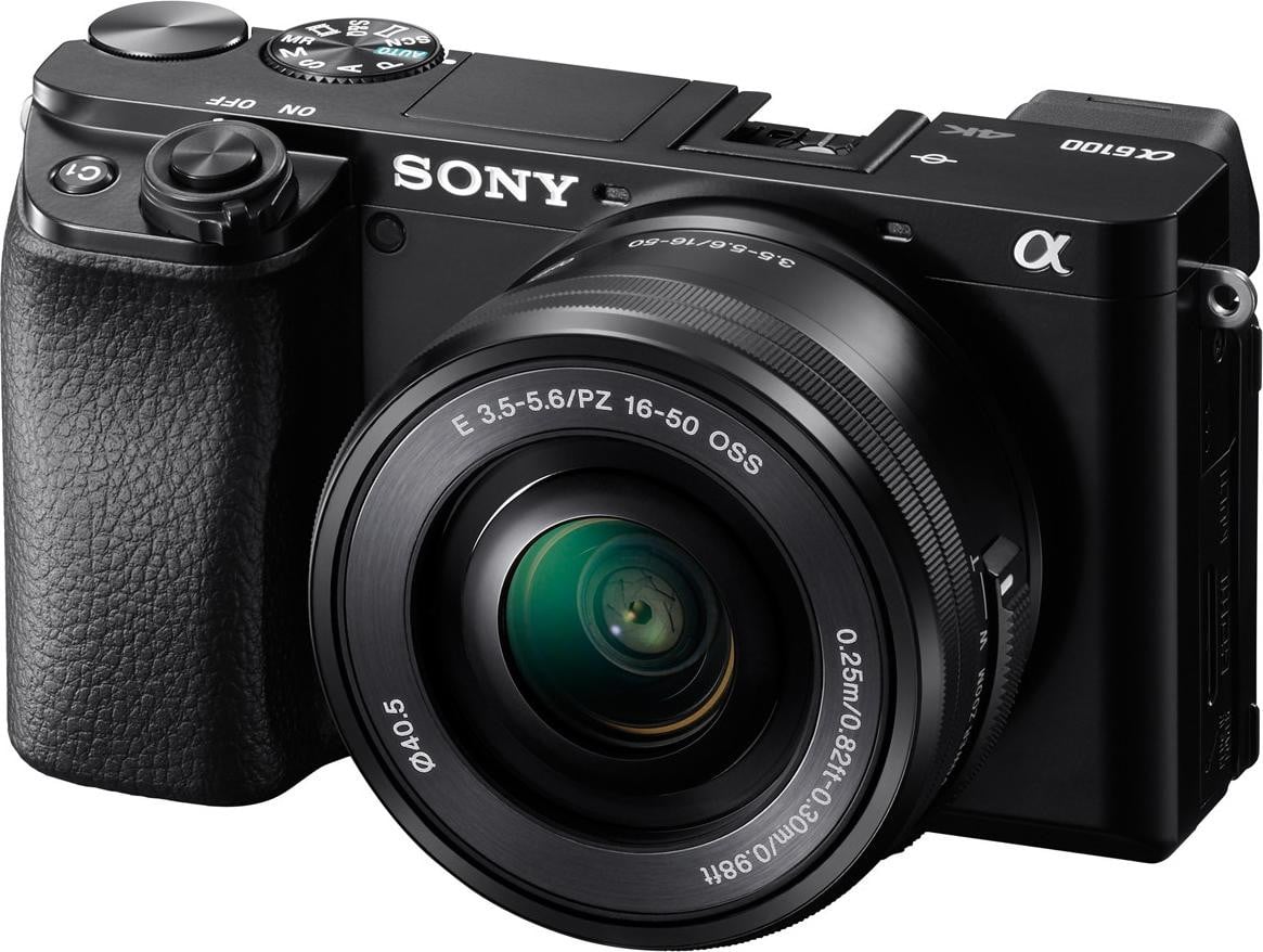 Sony A6100 Mirrorless Camera met 16-50mm Lens, APS-C, Sony E-mount, Zwart