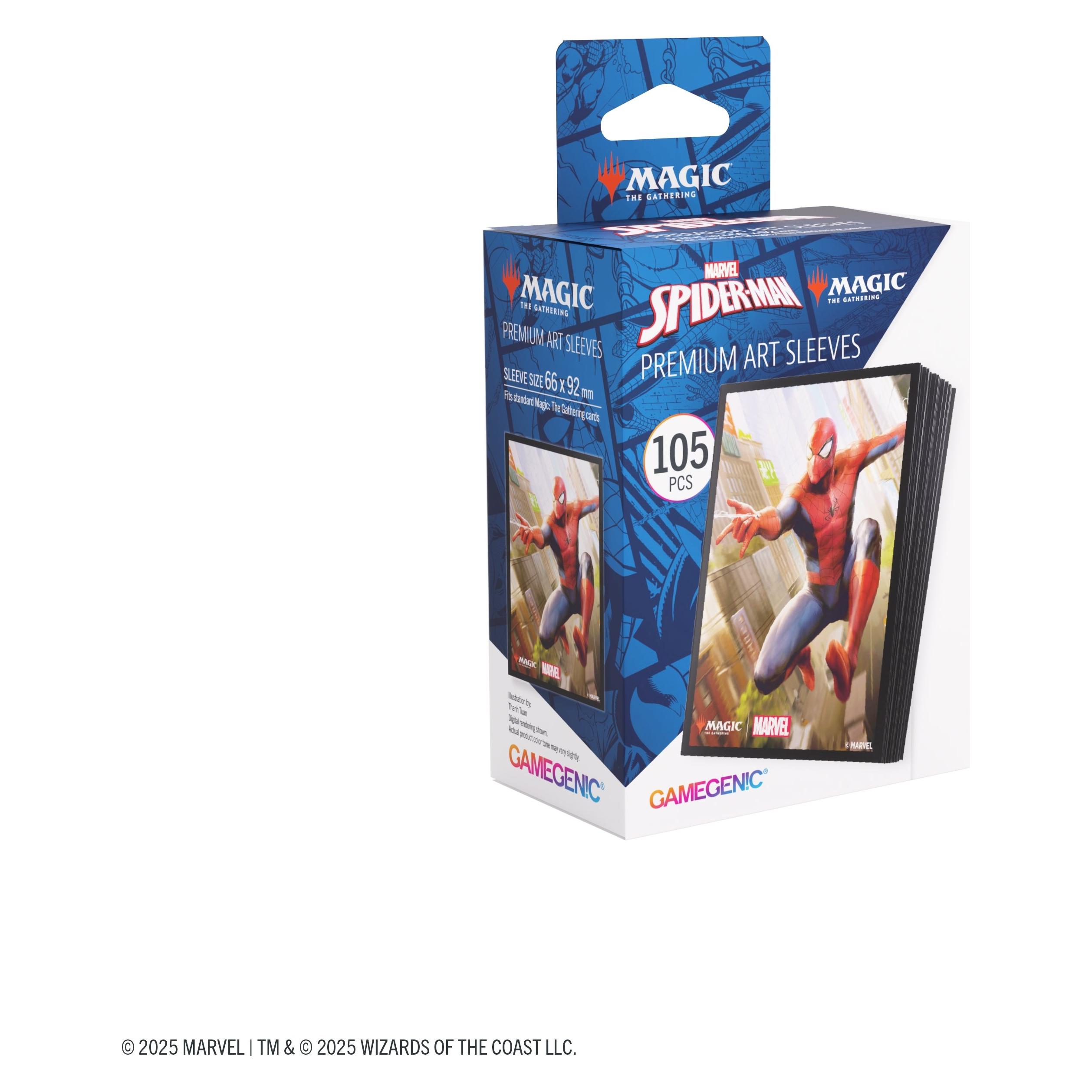 Gamegenic Magic The Gathering Marvels Spider-Man Premium Art Sleeves - Spider-Man (Einzela (GGS15120)