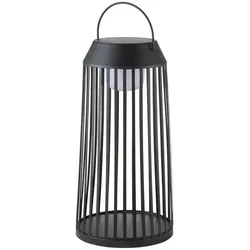 HOME STORY LED Solarlaterne   ¦ schwarz ¦ Eisen,Kunststoff ¦ Maße (cm): H: 40  Ø: 20.0