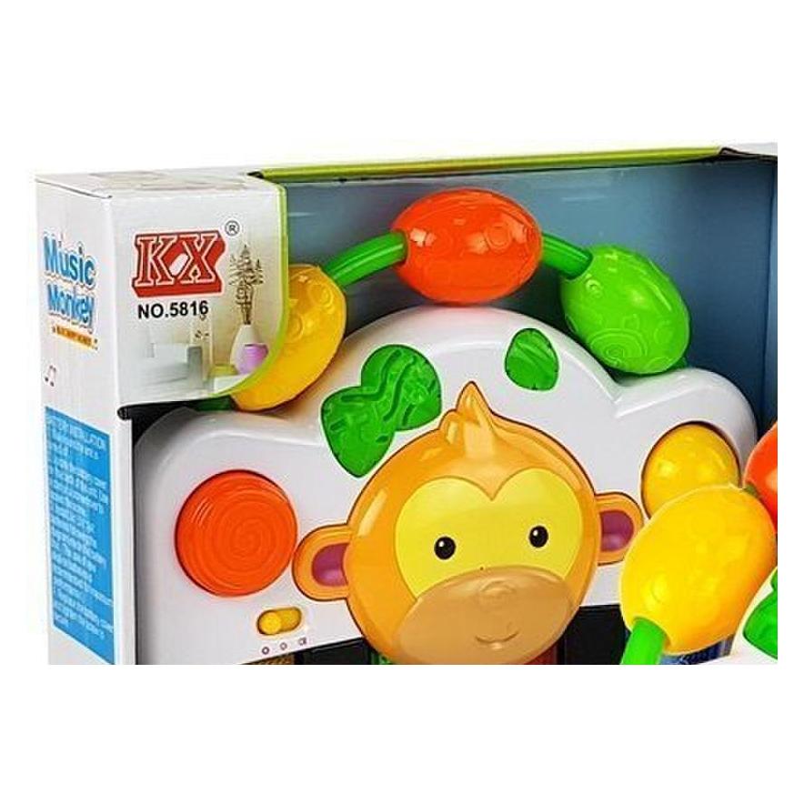 Lean Toys Ein Klavier mit einem Affen für ein Baby. Ton und Licht (AKGLEVSBL0010)