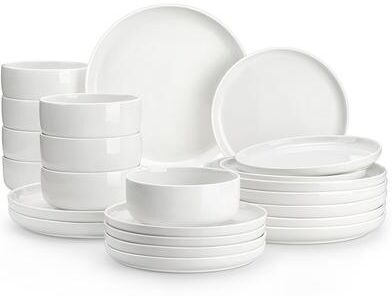 MALACASA LUNA 24-piece Porcelain Dinnerware Set (Service for 8)