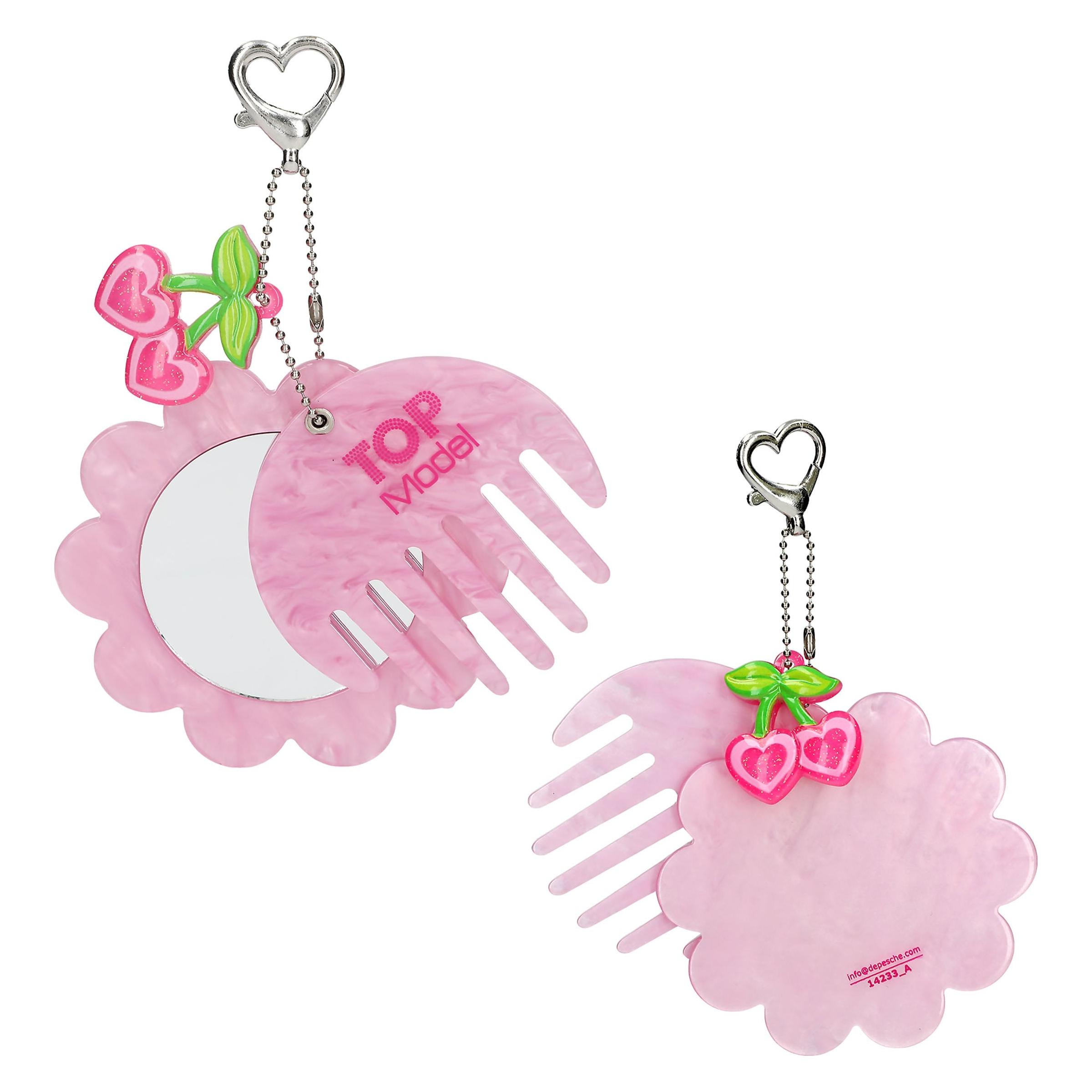 Top Model Topmodel - Hair Comb With Mirror GLOW TO GO (0414233) (0414233)