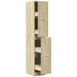 vidaXL Apothekerschrank Sonoma-Eiche 30x41x174,5 cm Holzwerkstoff