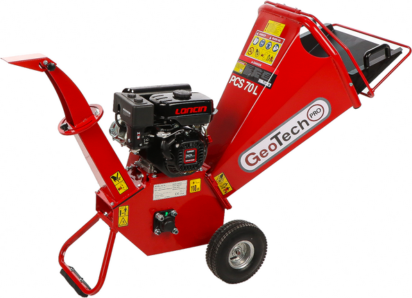 GeoTech Pro PCS70L - Profi-Benzin-Häcksler  - Loncin Motor 7 PS"