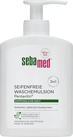 Sebamed flüssig Waschemulsion mit Spender 200 ml Emulsion