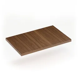 Tischplatte TRIVIA 800 x 800 x 25 mm, Nussbaum