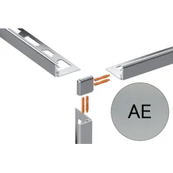 Schlüter Systems JOLLY-AE Außenecke 90° Aluminium AE - Aluminium natur matt eloxiert Höhe: 12,5 mm