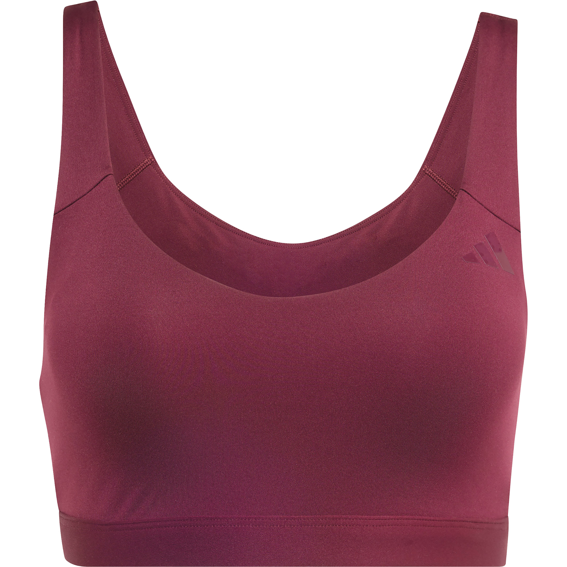 adidas Essentials Medium Support Sport BH Damen Sport-BHs rot Größe L Yoga Elastisch