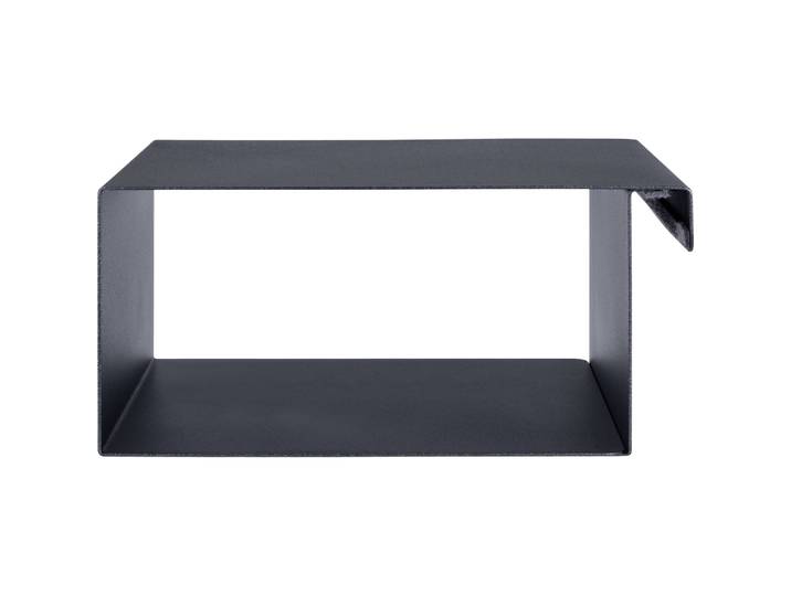 Nachttisch Setup schwarz Metall B 26 cm H 13.3 cm - Nachttisch