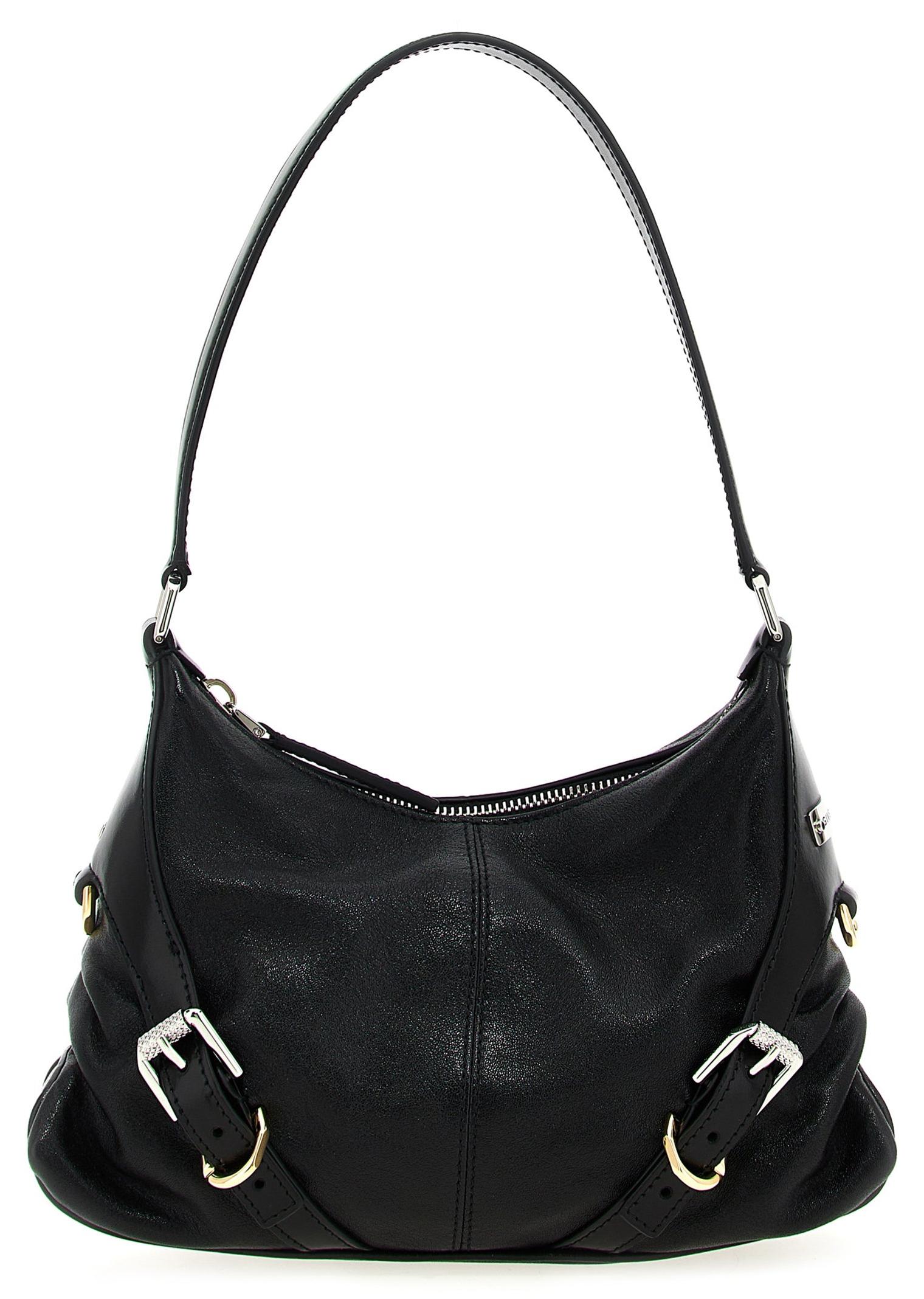 Givenchy Voyou Small Umhängetasche schwarz Lammleder