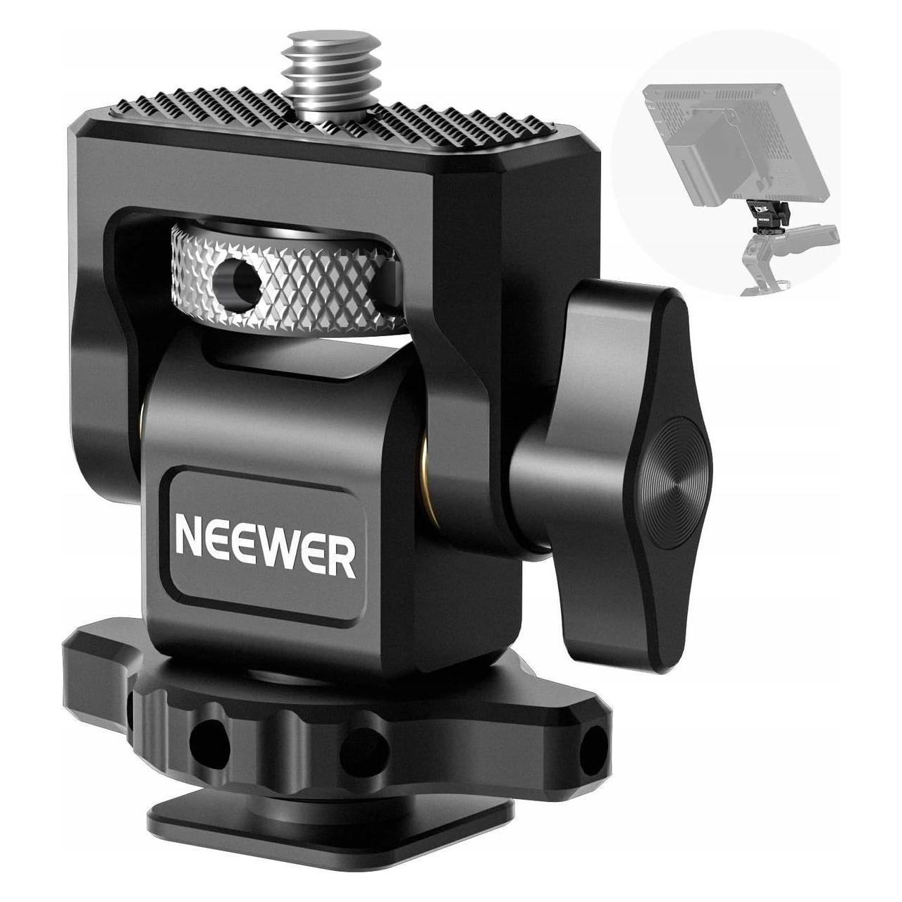 Neewer Profesjonalna Głowica 4,2kg 3D 360 na Monitor Gwint 1/4" Stopka ISO MA002 (NEEWER)