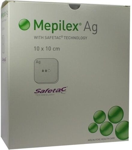 Mepilex Ag Verband 10x10cm steril