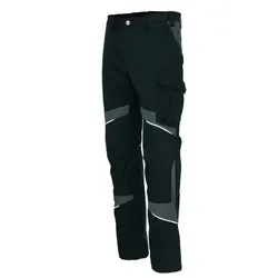 Damen Bundhose "ACTIVIQ cotton+" - 40 - schwarz/anthrazit