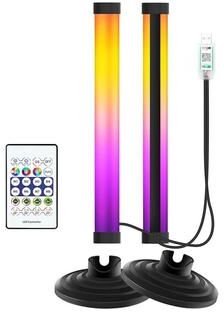 Uplift Picks Smart RGBIC Floor Lamp Kit For Immersive Gaming And Music Sync Lighting 2 Pcs