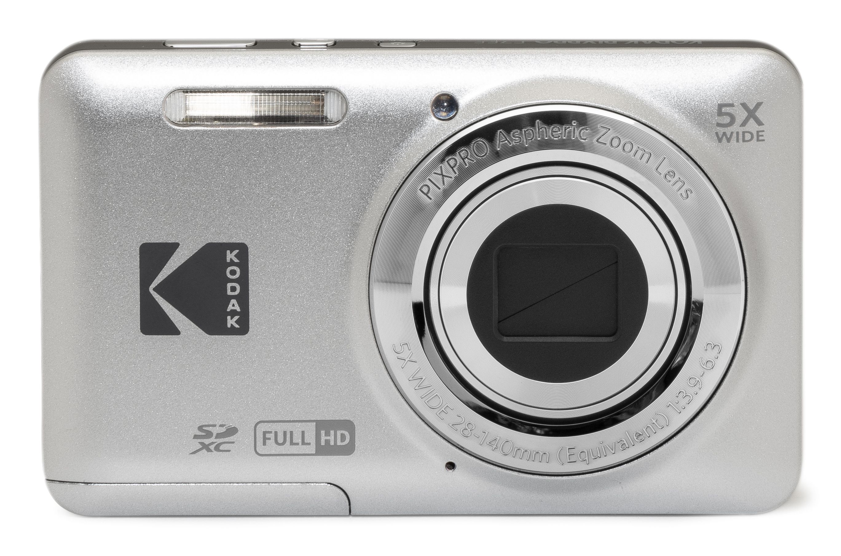 Kodak Pixpro FZ55 Kompaktkamera 5x Opt. Zoom (Silber) KF55SL