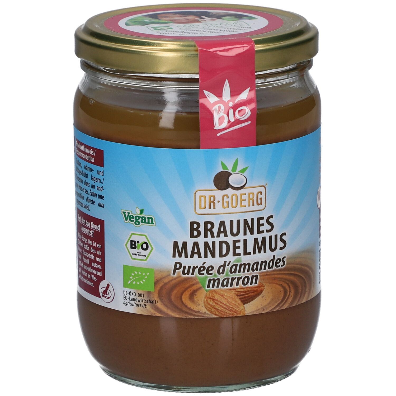 Braunes Bio-Mandelmus 500 g Nicht relevant