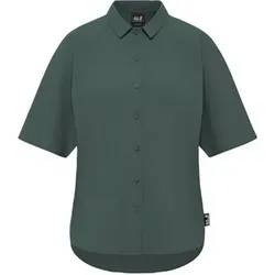 JACK WOLFSKIN Damen Bluse SIERRA QUEST SS SHIRT W, Größe XS in Grau Grau
