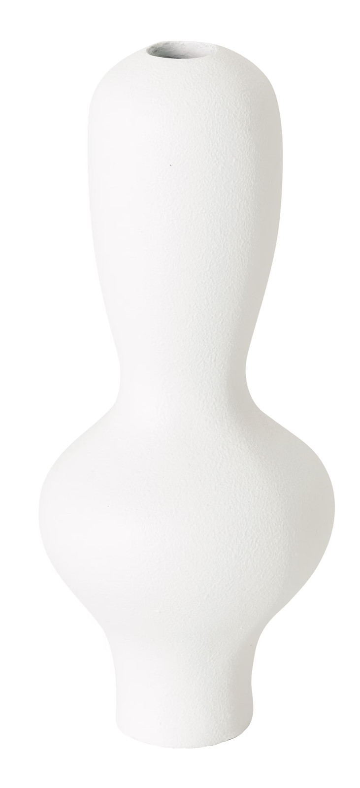 MUST Living Vaas Bowling Wit, Hoogte: 52 cm